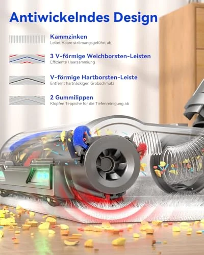 V-Förmige Anti-Verwicklungs-Bürste — Huhuba H9